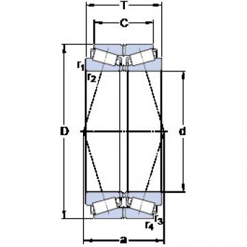 tapered roller bearing axial load BT2B 328383/HA1 SKF