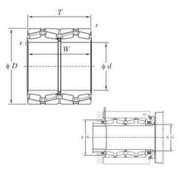 tapered roller dimensions bearings 37232 KOYO