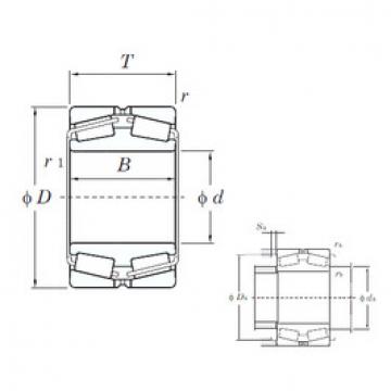 tapered roller dimensions bearings 45232 KOYO