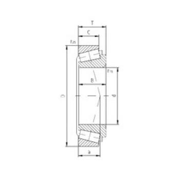 tapered roller bearing axial load PLC64-11 ZVL