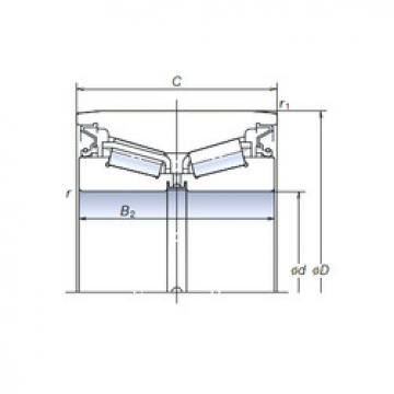 tapered roller bearing axial load AR100-40 NSK