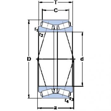 tapered roller bearing axial load BT2B 332764 SKF