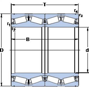 tapered roller bearing axial load BT4-8166 E81/C350 SKF