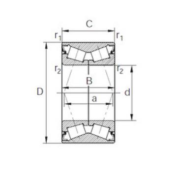 tapered roller bearing axial load DT427639 KBC