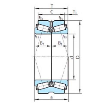 tapered roller bearing axial load PSL 611-4 PSL