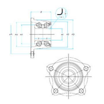 tapered roller bearing axial load ZA-28BWK12-Y-CP4*01 NSK