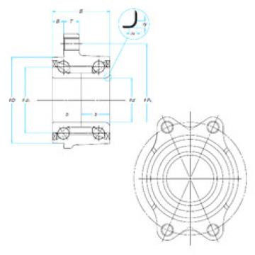 tapered roller bearing axial load ZA-38BWK01J-Y-2CA-01 NSK