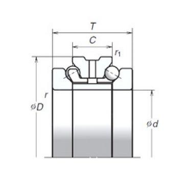 thrust ball bearing applications 150TAC29D+L NSK