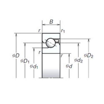 thrust ball bearing applications 15TAC47B NSK