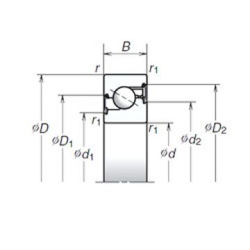 thrust ball bearing applications 20TAC47BDDG NSK