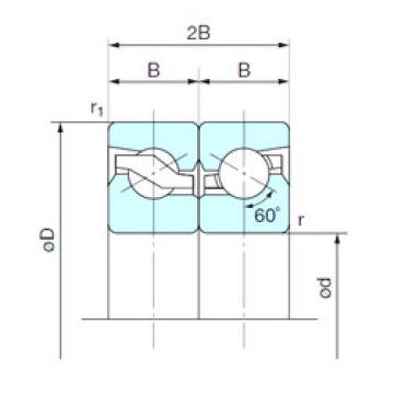 thrust ball bearing applications 40TAB09DB NACHI