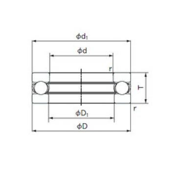 thrust ball bearing applications 2921 NACHI