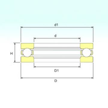 thrust ball bearing applications 511/500 M ISB