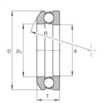 thrust ball bearing applications 4117 INA