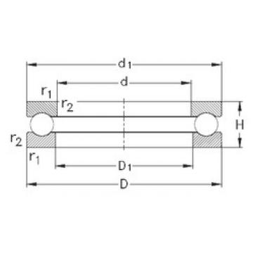 thrust ball bearing applications 511/600-FP NKE