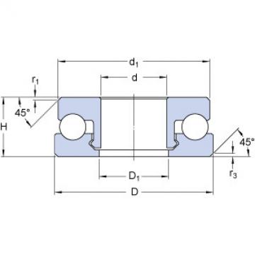 thrust ball bearing applications 51100 V/HR22T2 SKF