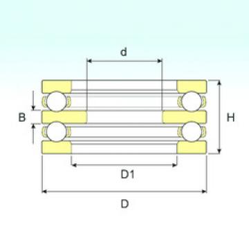 thrust ball bearing applications 52206 ISB