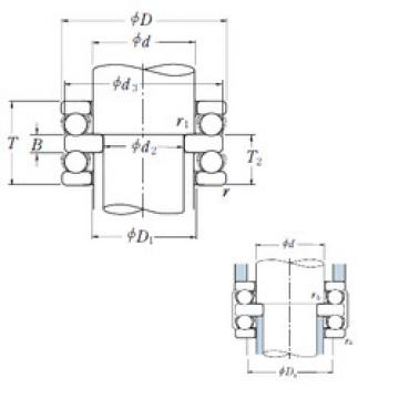 thrust ball bearing applications 52206 NSK