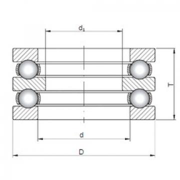 thrust ball bearing applications 52206 CX