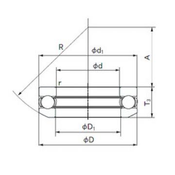 thrust ball bearing applications 53205 NACHI