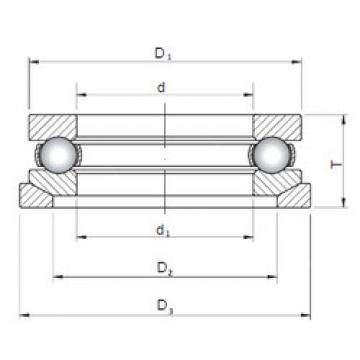 thrust ball bearing applications 53220U+U220 ISO