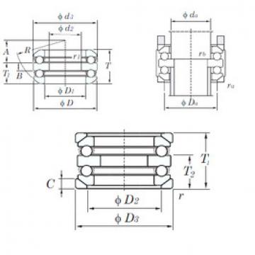 thrust ball bearing applications 54206U KOYO