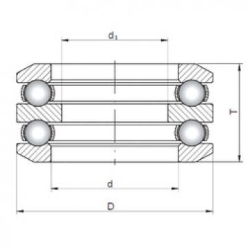 thrust ball bearing applications 54204 ISO
