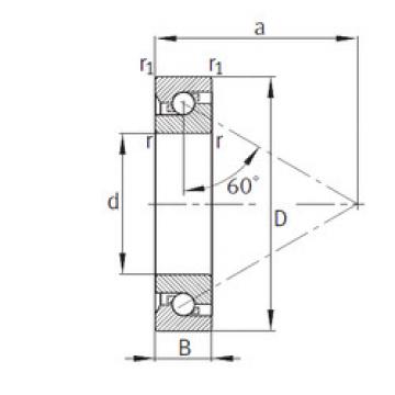 thrust ball bearing applications 7602080-TVP FAG