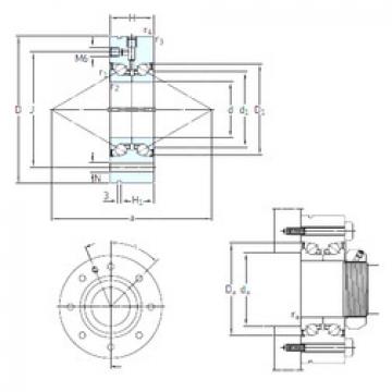 thrust ball bearing applications BEAM 25/75/C 7P60 SNFA