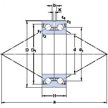 thrust ball bearing applications BEAS 015045-2RS SKF