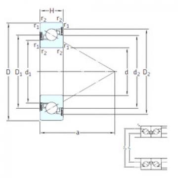 thrust ball bearing applications BSA 203 CG-2RZ SKF