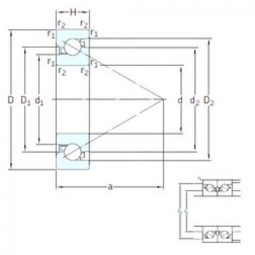 thrust ball bearing applications BS 215 7P62U SNFA