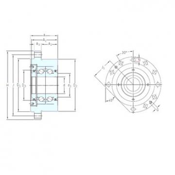 thrust ball bearing applications BSDU 220 FF SNFA