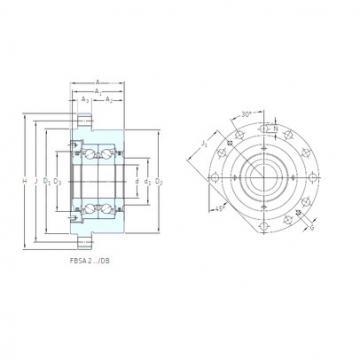 thrust ball bearing applications BSDU 250 DD SNFA