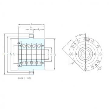 thrust ball bearing applications BSQU 220 TDT SNFA