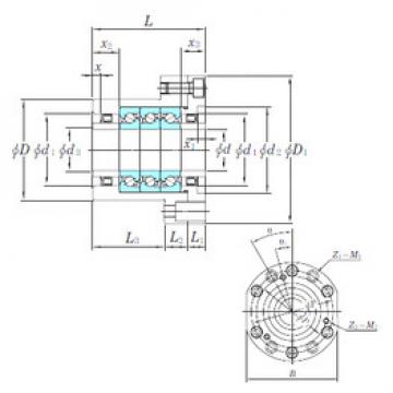 thrust ball bearing applications BSU4072BDF - T KOYO