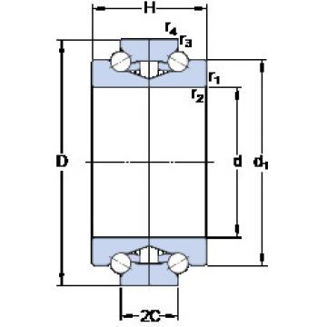 thrust ball bearing applications BTW 110 CTN9/SP SKF