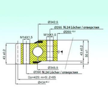 thrust ball bearing applications EB1.20.0344.200-1STTN ISB