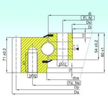 thrust ball bearing applications EB1.25.0455.201-2STPN ISB