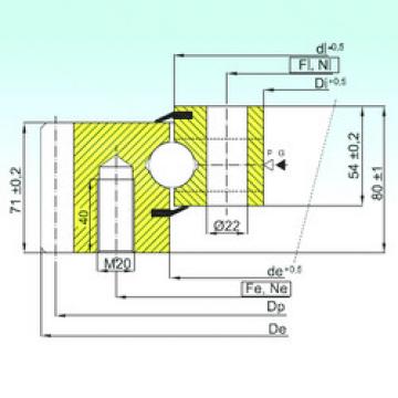 thrust ball bearing applications EB1.25.1255.200-1STPN ISB