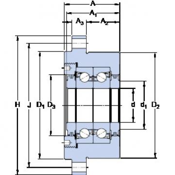 thrust ball bearing applications FBSA 205/DB SKF