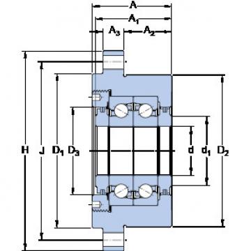 thrust ball bearing applications FBSA 205/DF SKF