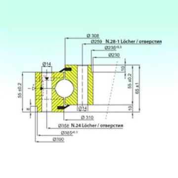 thrust ball bearing applications NB1.25.0308.200-1PPN ISB