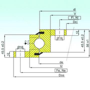 thrust ball bearing applications NBL.20.0544.201-2PPN ISB