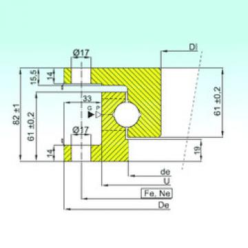 thrust ball bearing applications NK.22.1000.100-1N ISB