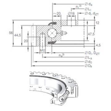 thrust ball bearing applications VLA 20 0844 N INA