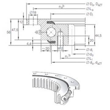 thrust ball bearing applications VLI 20 0644 N INA