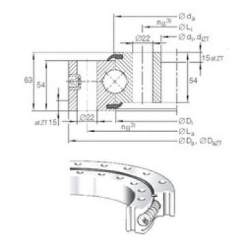 thrust ball bearing applications VSU 25 0955 INA