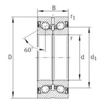 thrust ball bearing applications ZKLN0624-2Z INA