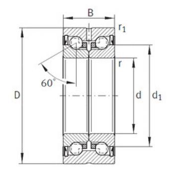 thrust ball bearing applications ZKLN0624-2RS-PE INA